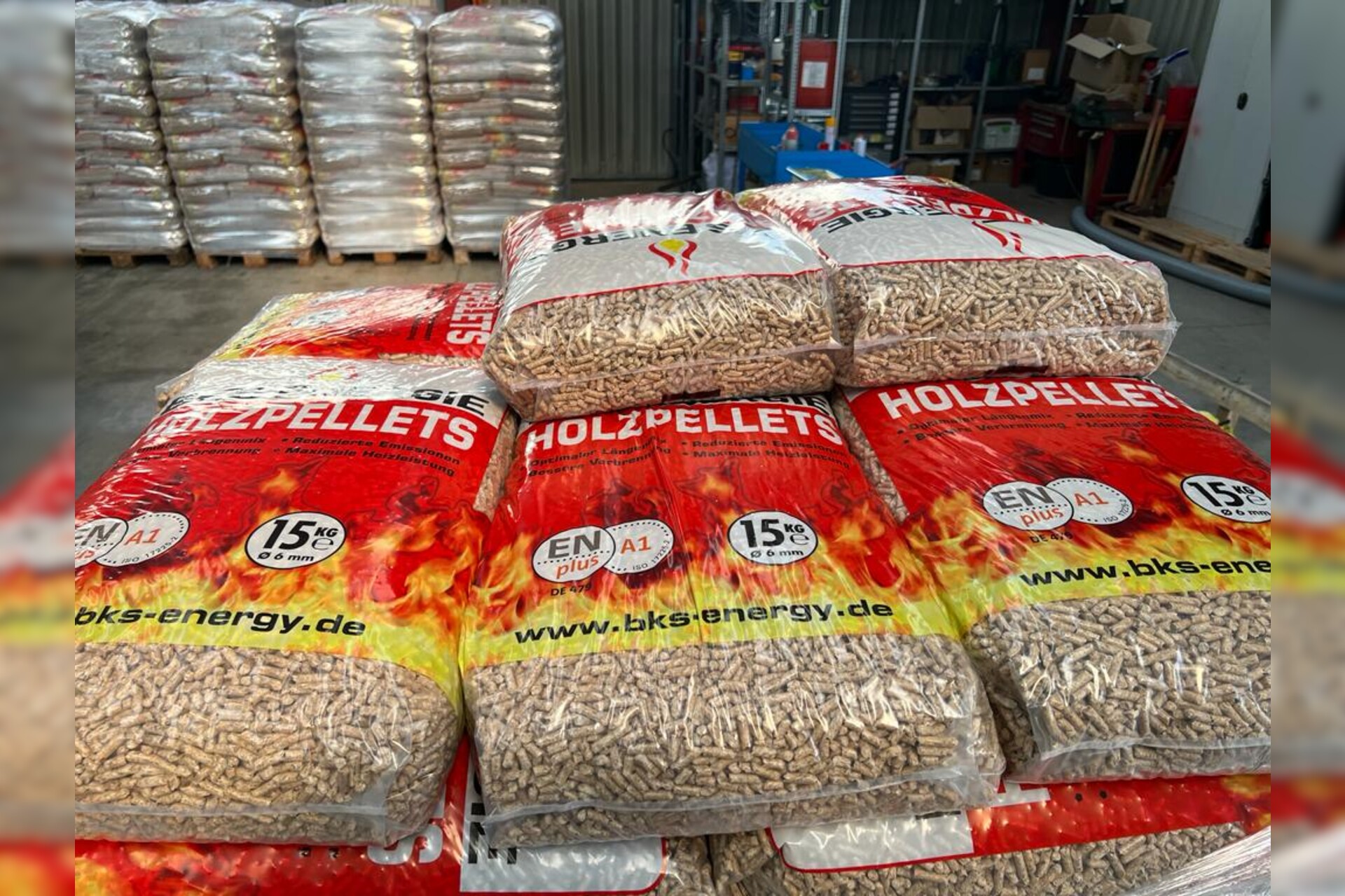 Holzpellets "PELLINI" 6mm - newest EN+ A1 - 990kg (Pellets)